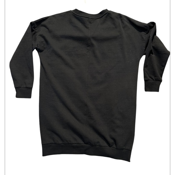 Zenana Outfitters Black Long Sleeve Dress W/Pockets!!! sweatshirt Style - Picture 2 of 4